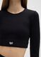 Black Long Sleeve Stretch Top_3