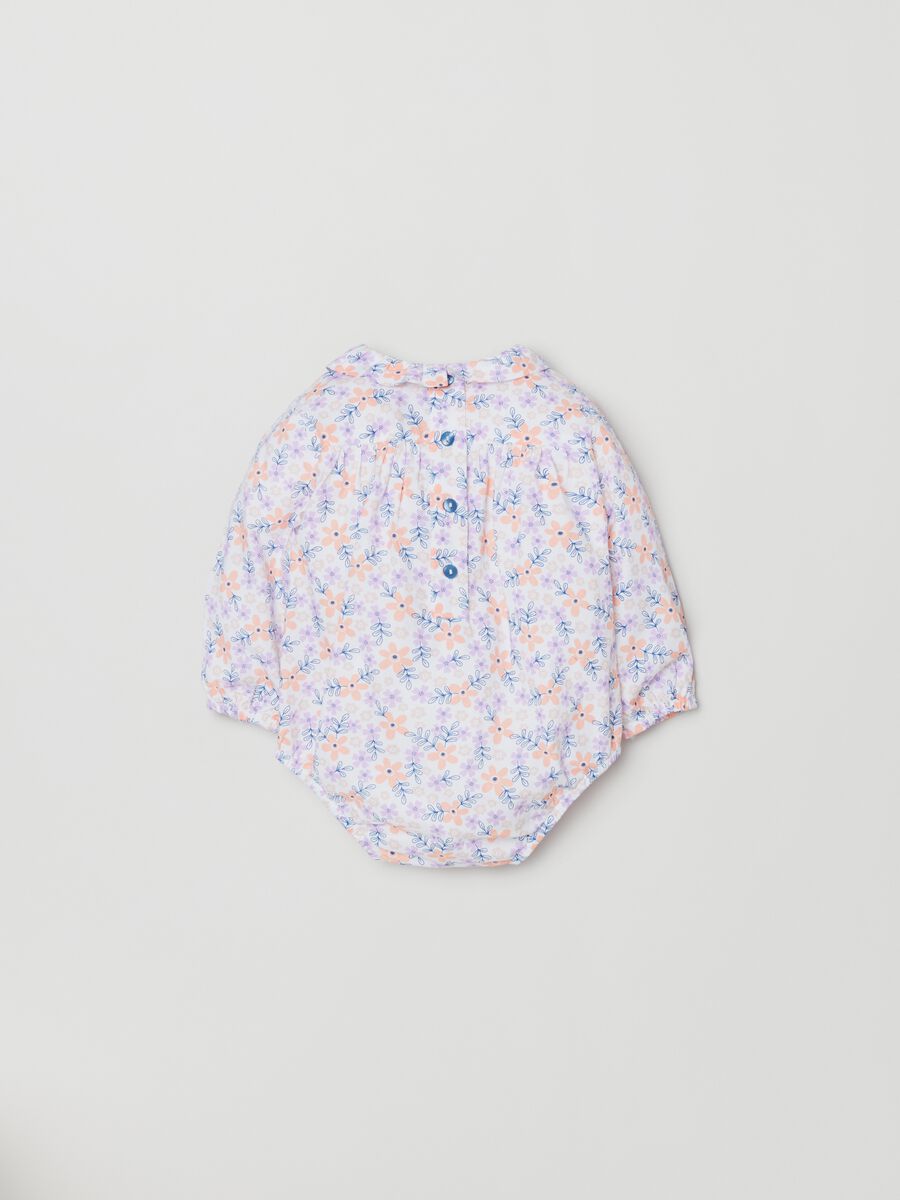 Body in popeline con fantasia floreale_1