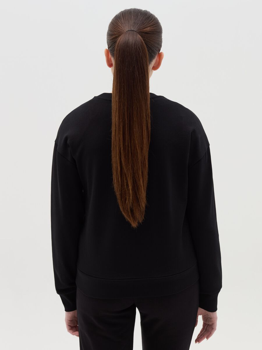 French terry sweatshirt with print_1