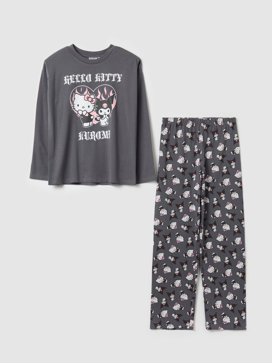 Organic cotton pyjamas with Hello Kitty Kuromi print_0