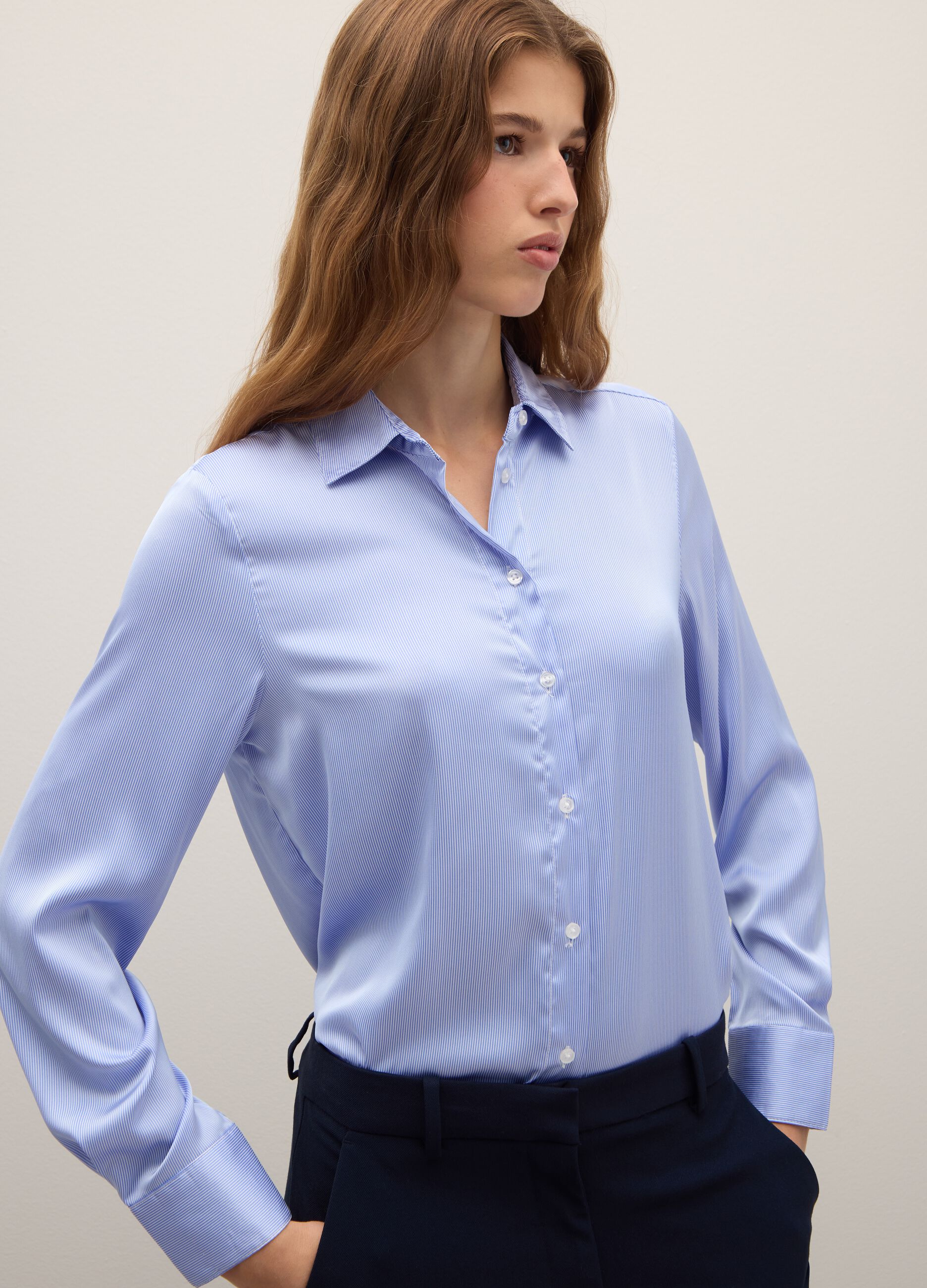 Multicolour Regular Fit Stretch Fabric Shirt