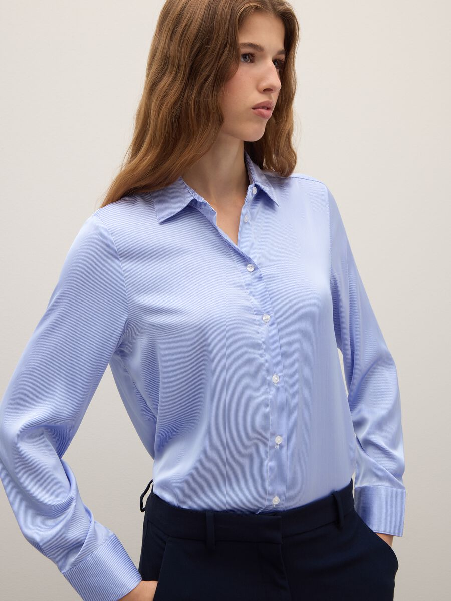 Multicolour Regular Fit Stretch Fabric Shirt_0