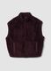 Plum purple regular-fit gilet_0