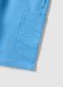 Children's regular fit sky blue pure cotton shorts_3