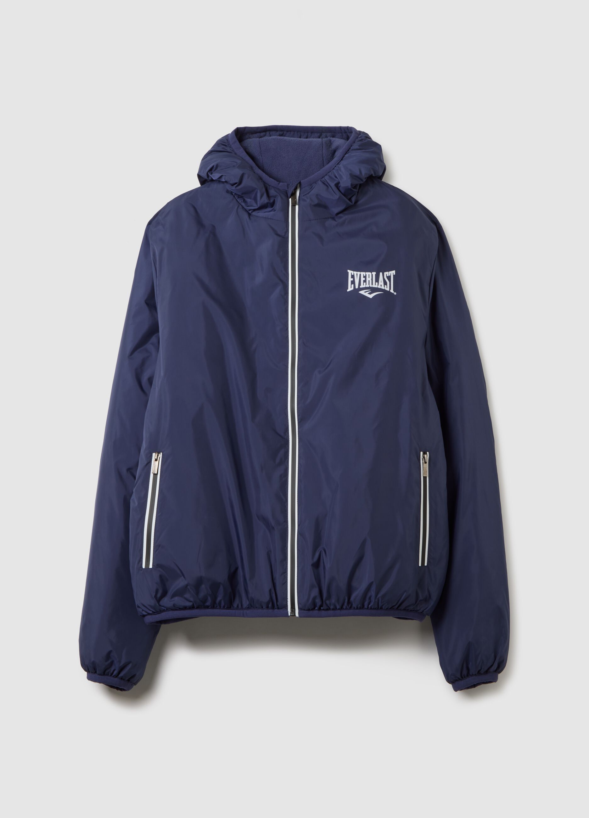 Blue Hooded Jacket