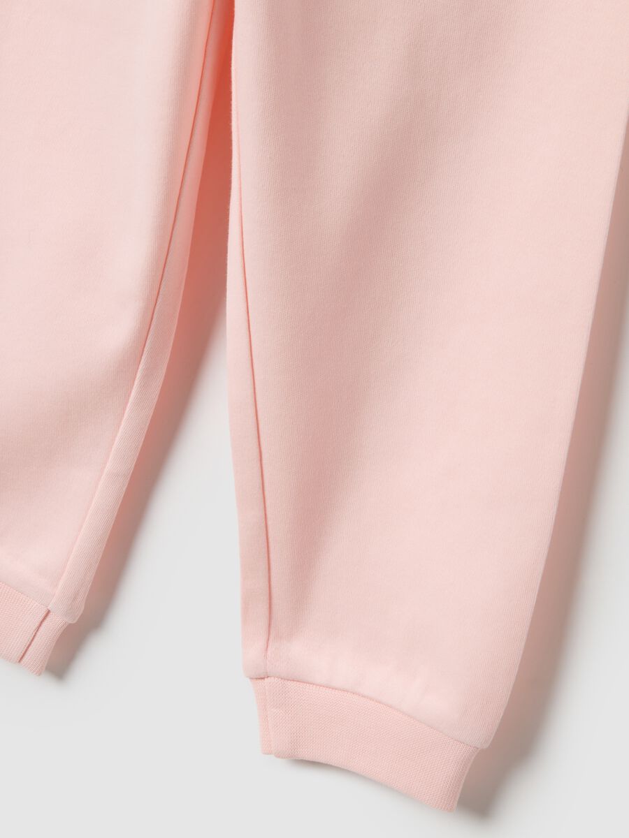 Baby girl's pink pure cotton pyjamas in regular fit with print_3