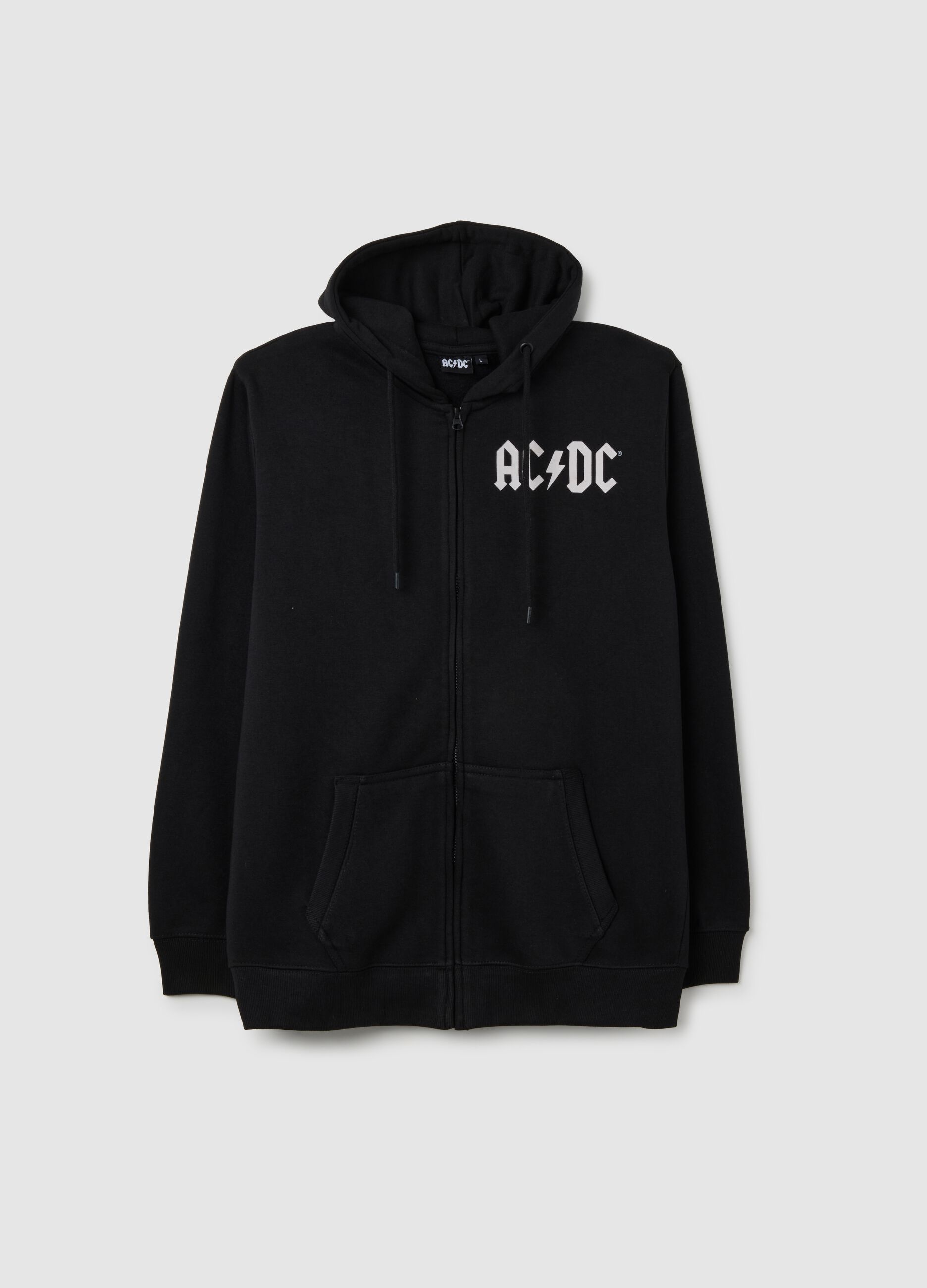 Black full zip hoodie