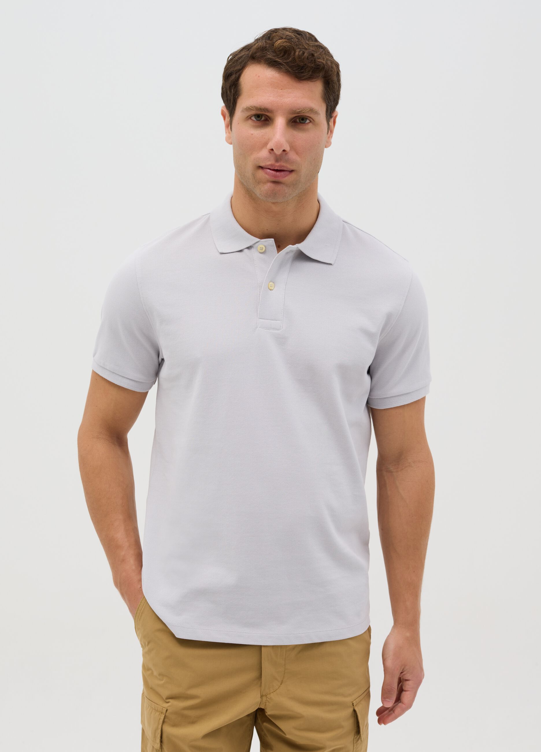 Organic cotton regular-fit polo shirt