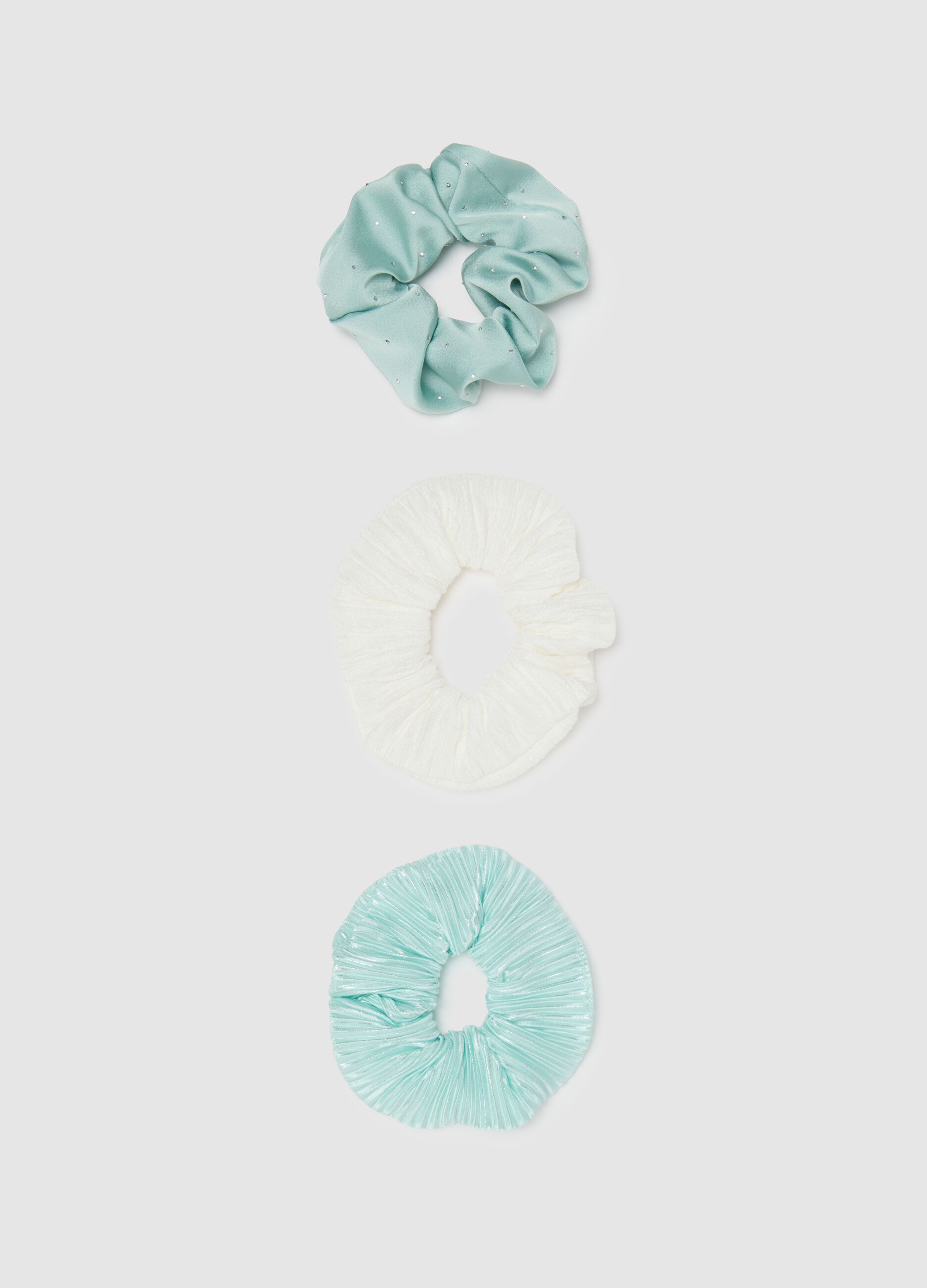 Elastici per capelli da donna in tessuto multicolor