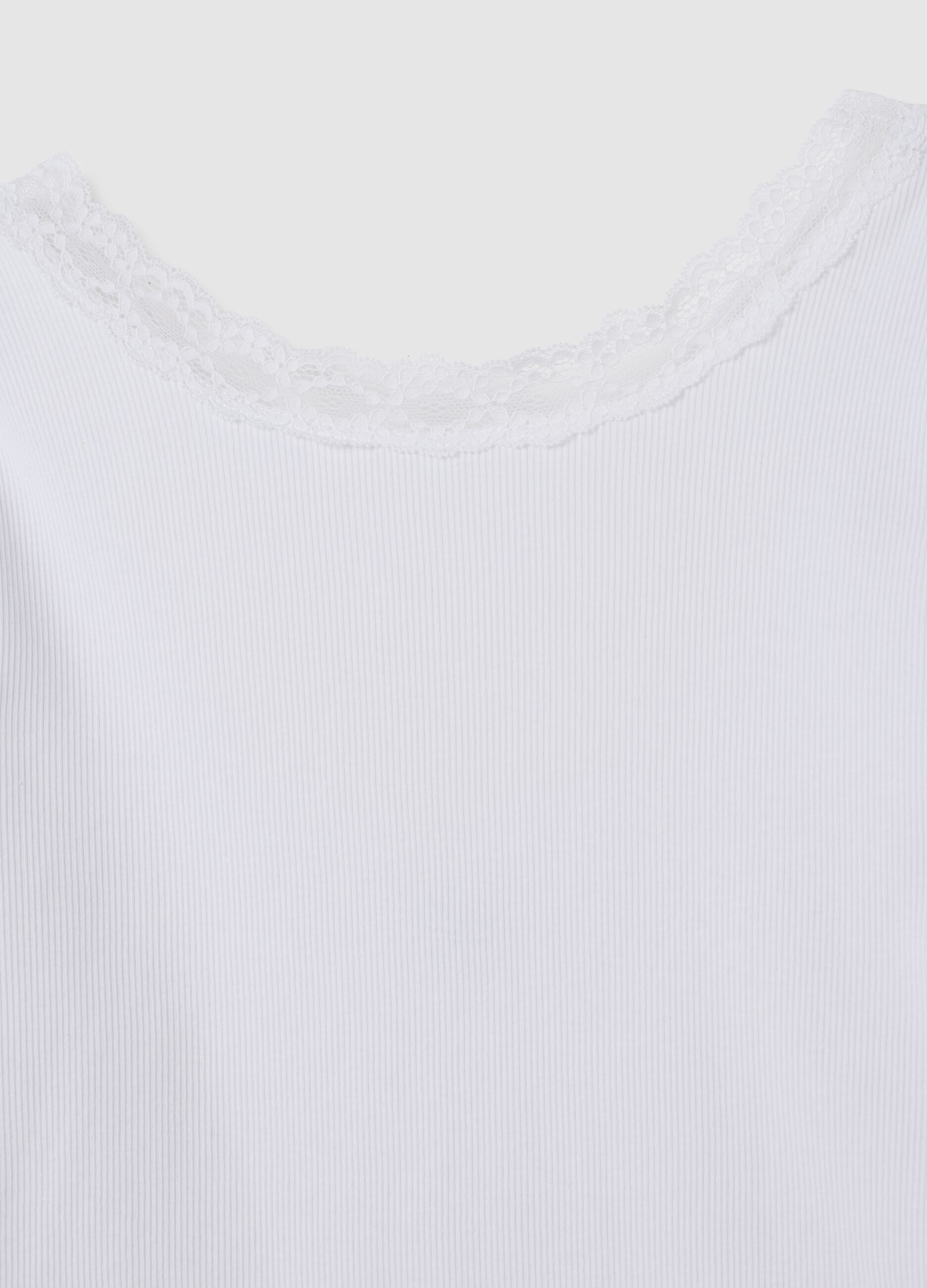 White pure cotton regular fit jumper