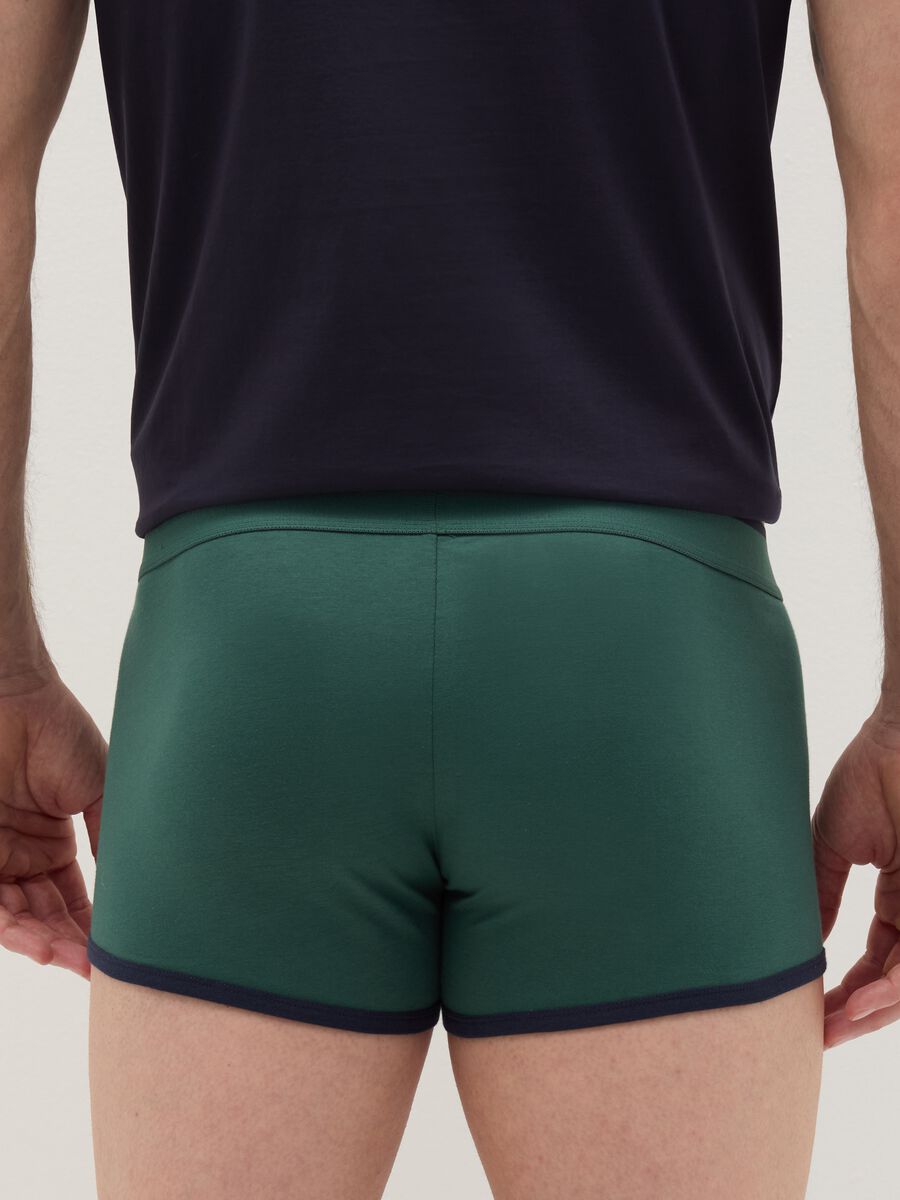 Stretch cotton boxer shorts with contrasting details._3
