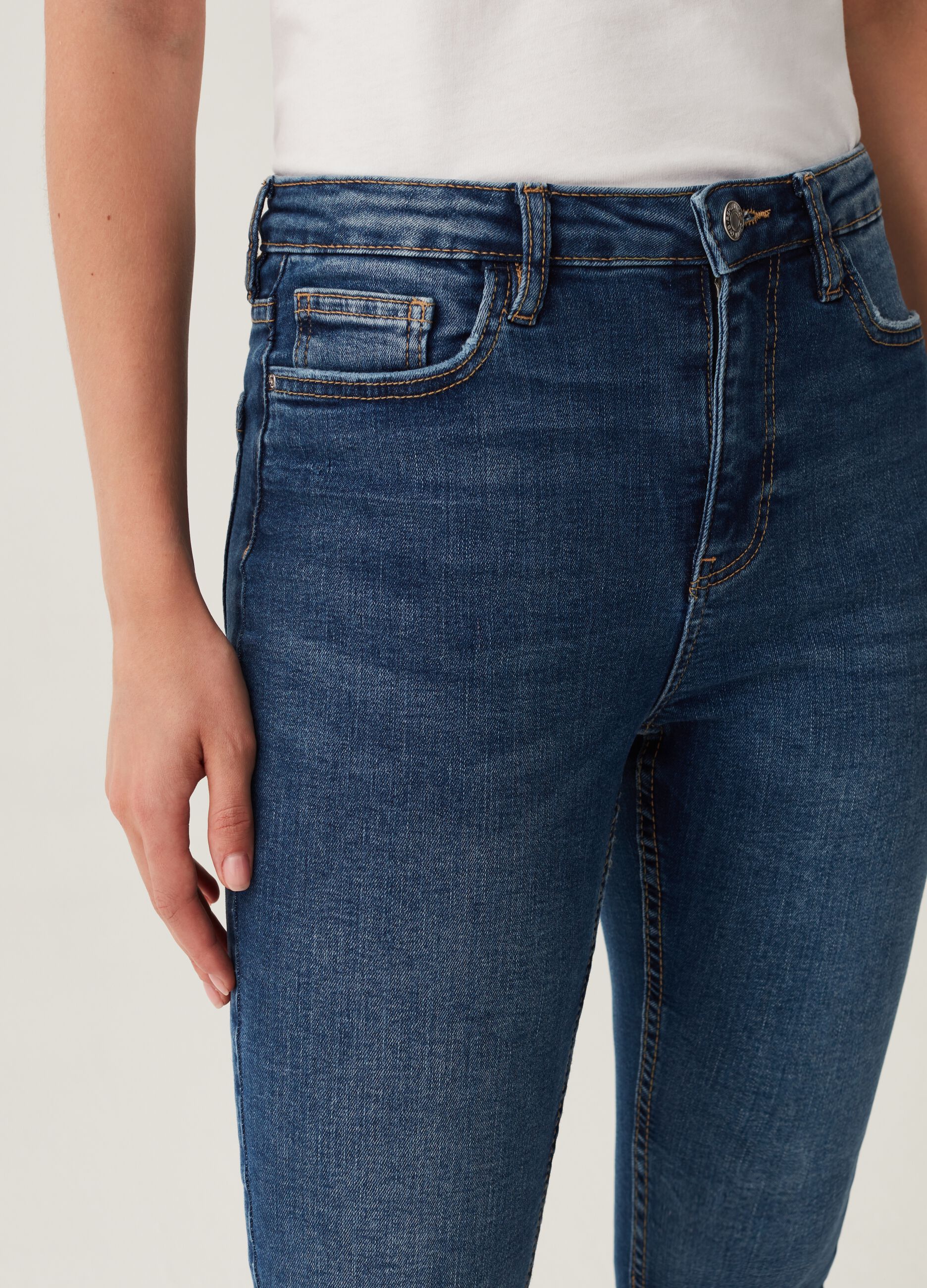 Jeans skinny fit cinque tasche_3