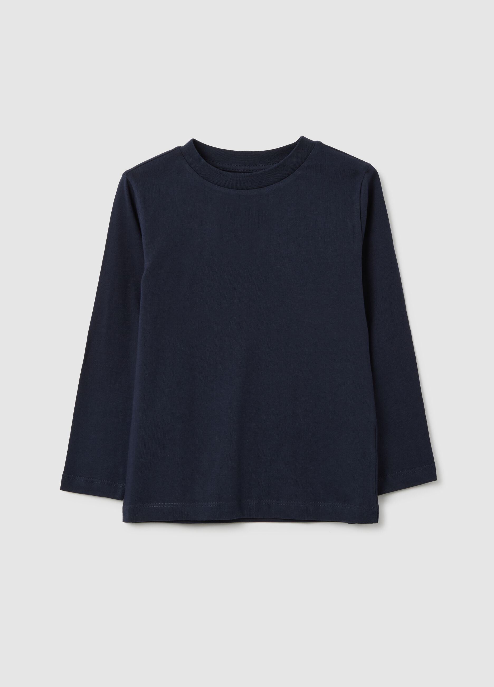 Children's blue pure cotton regular fit jumper