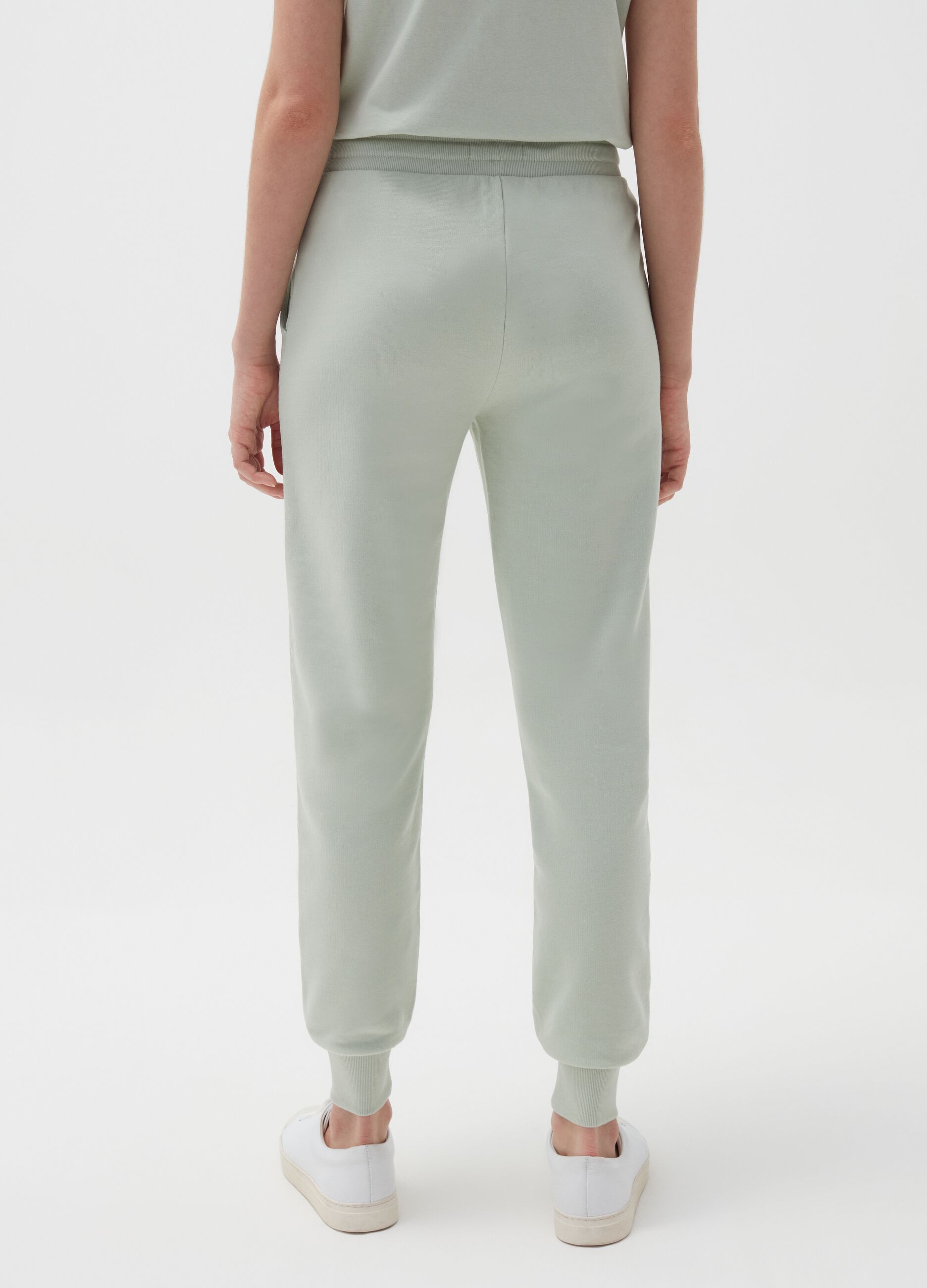 Joggers in felpa con coulisse_2
