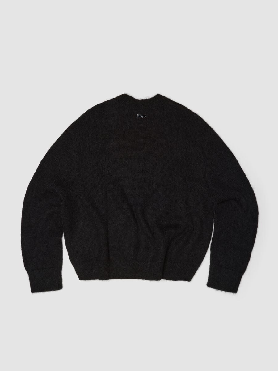 Mohair Crew Neck Black_1
