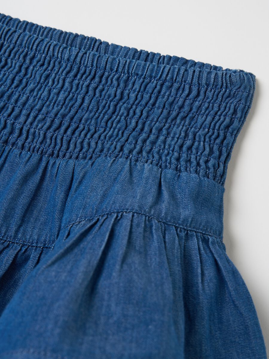 Tiered denim skirt_3