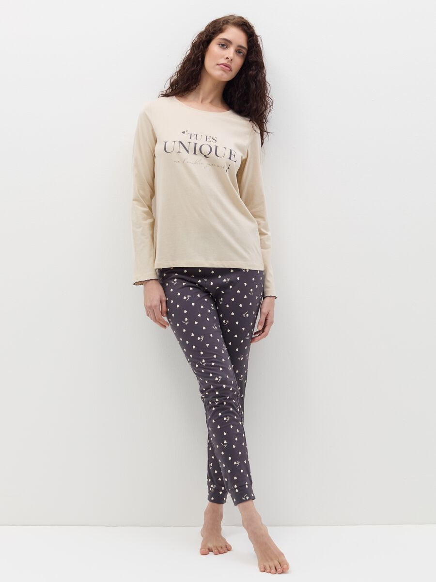 Pyjama trousers with all-over print_0