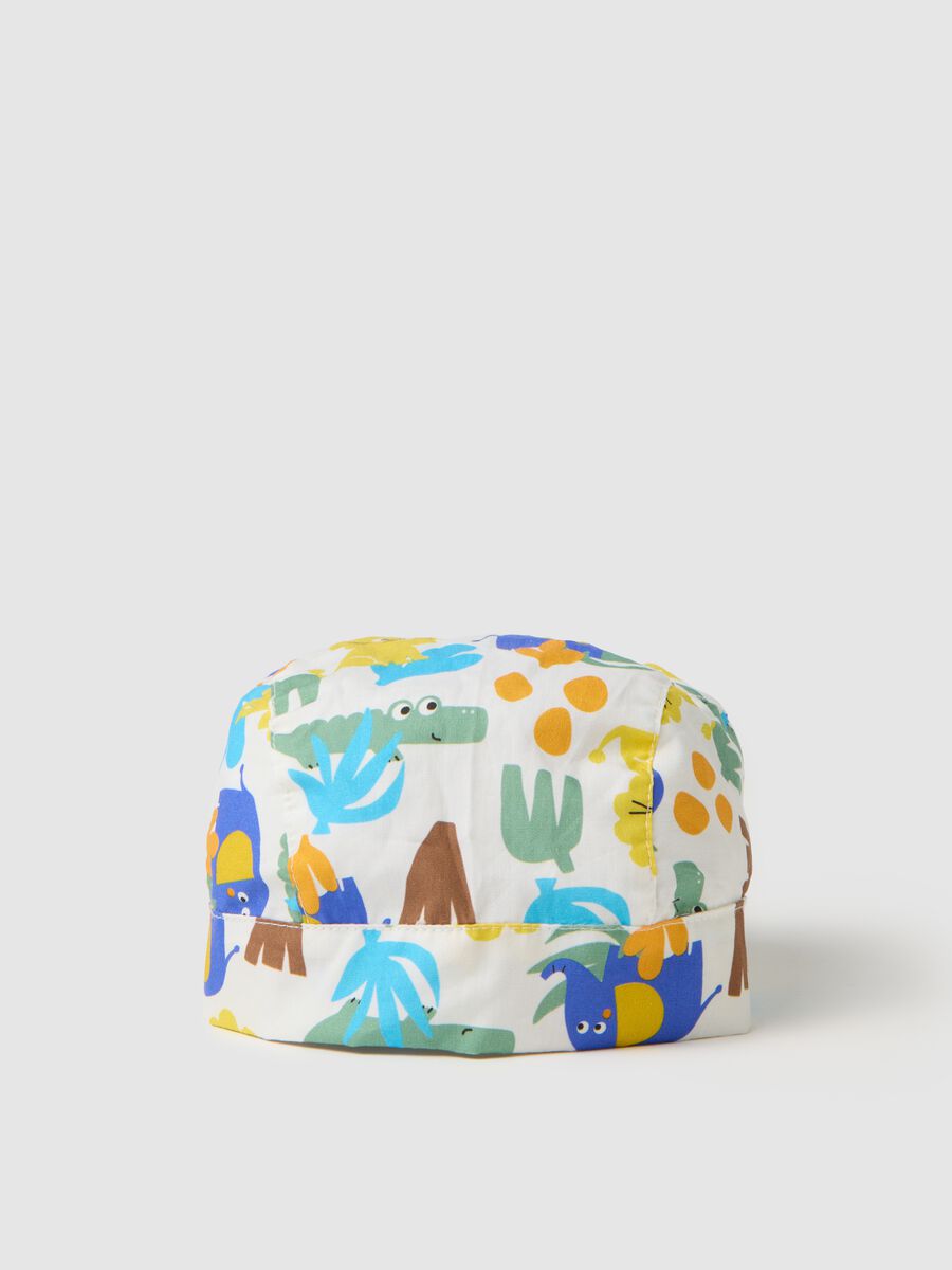 Baby multicoloured pure cotton hat_0
