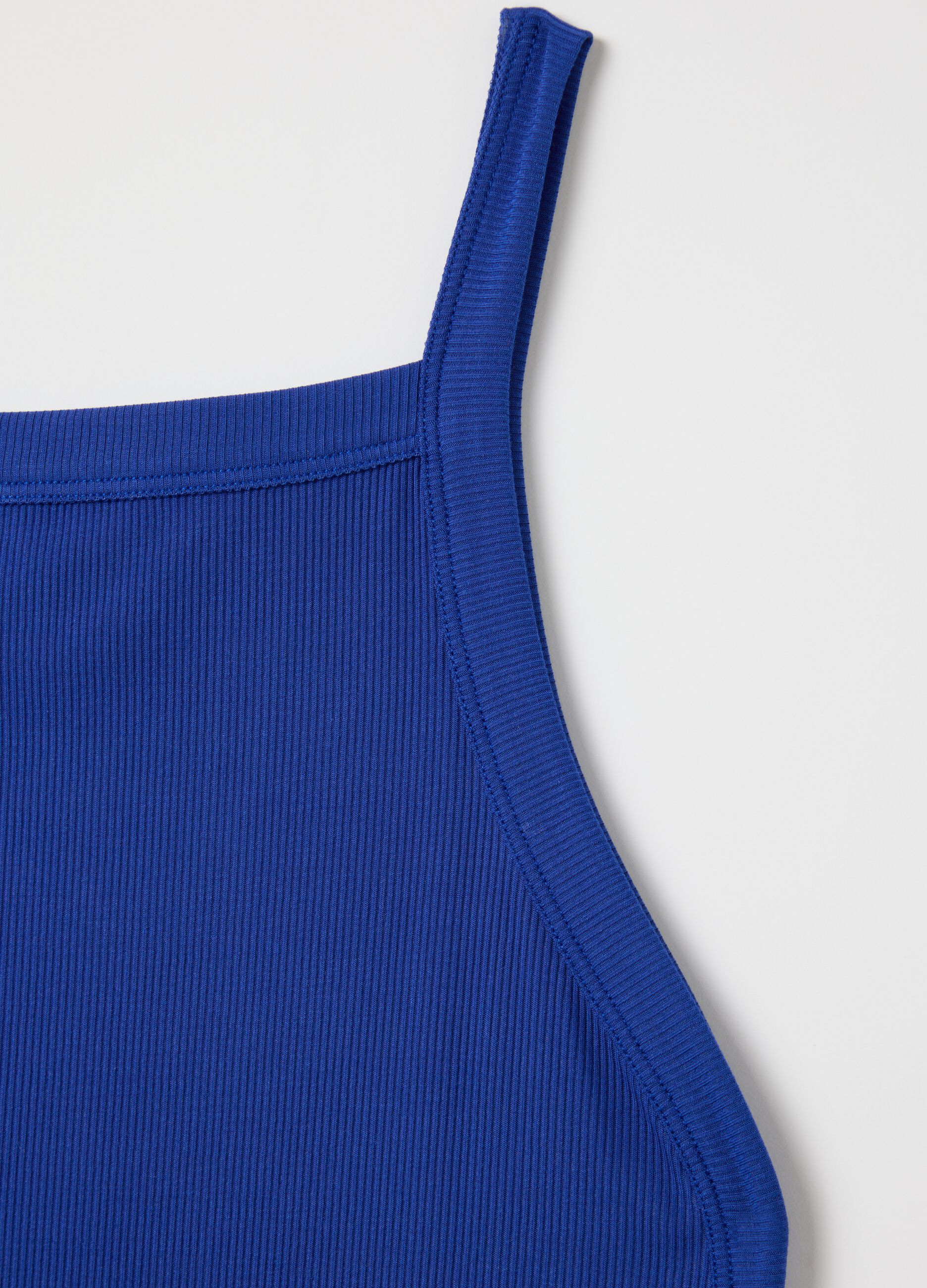 Top Blue Modal Stretch Tank Top