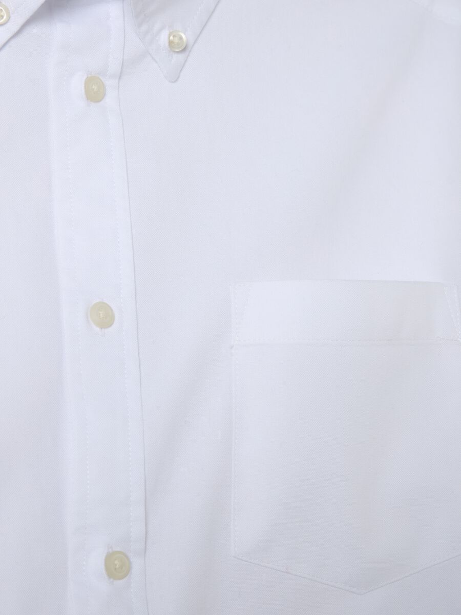 Oxford cotton shirt with button-down collar_2