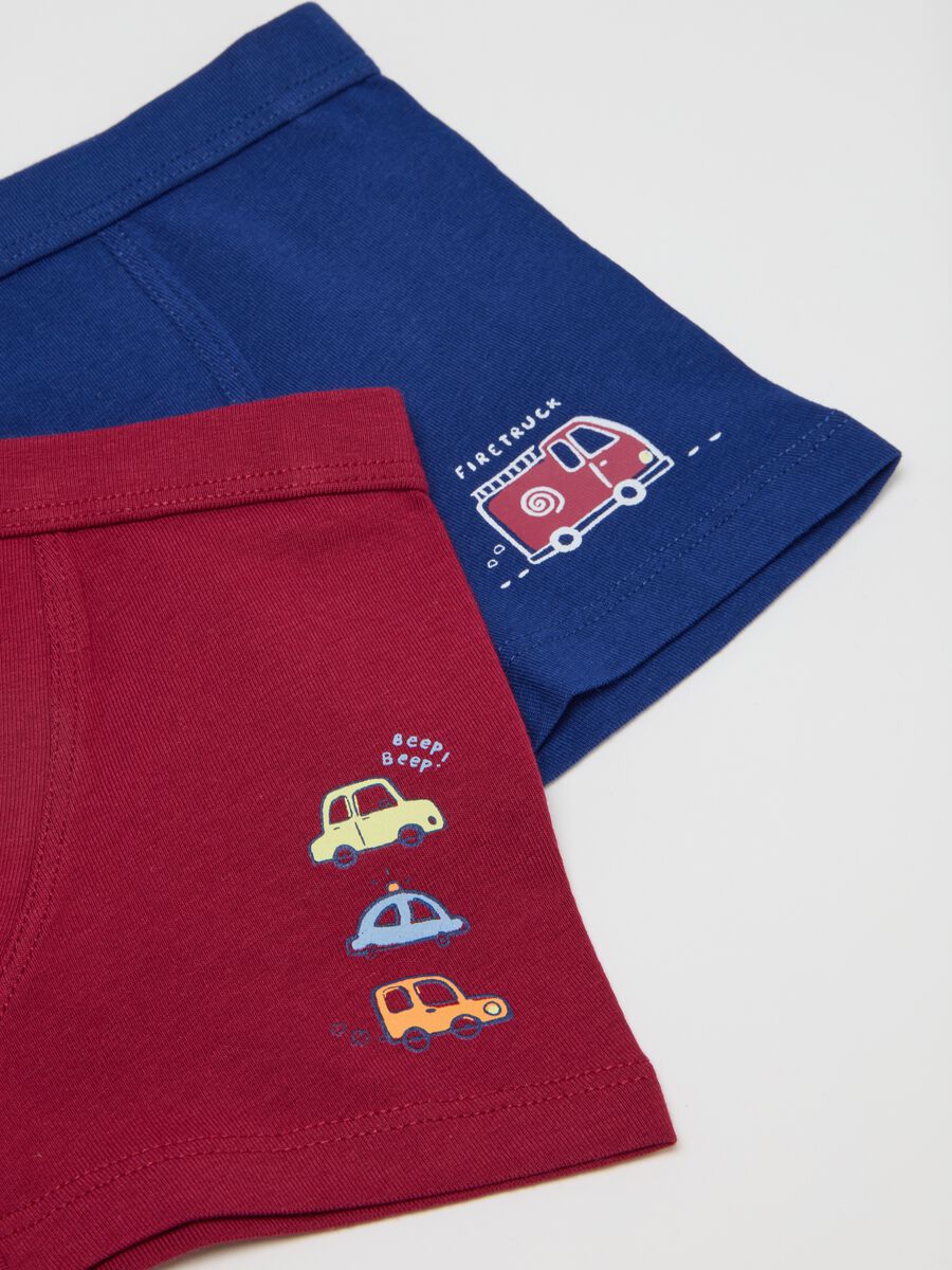 Set of multicolour stretch cotton kids' boxer shorts_2