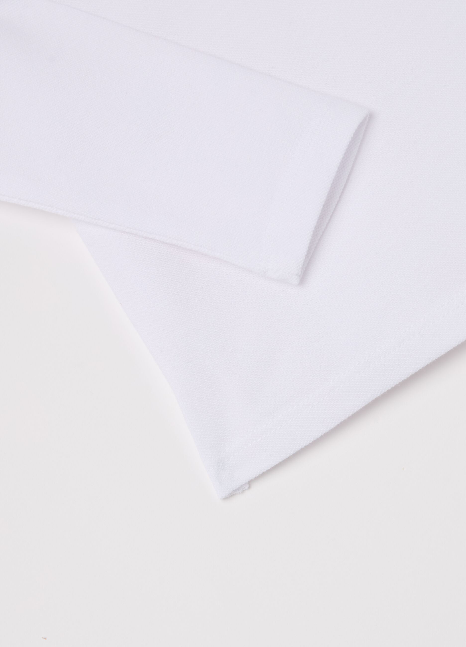 Long-sleeved polo shirt in piquet