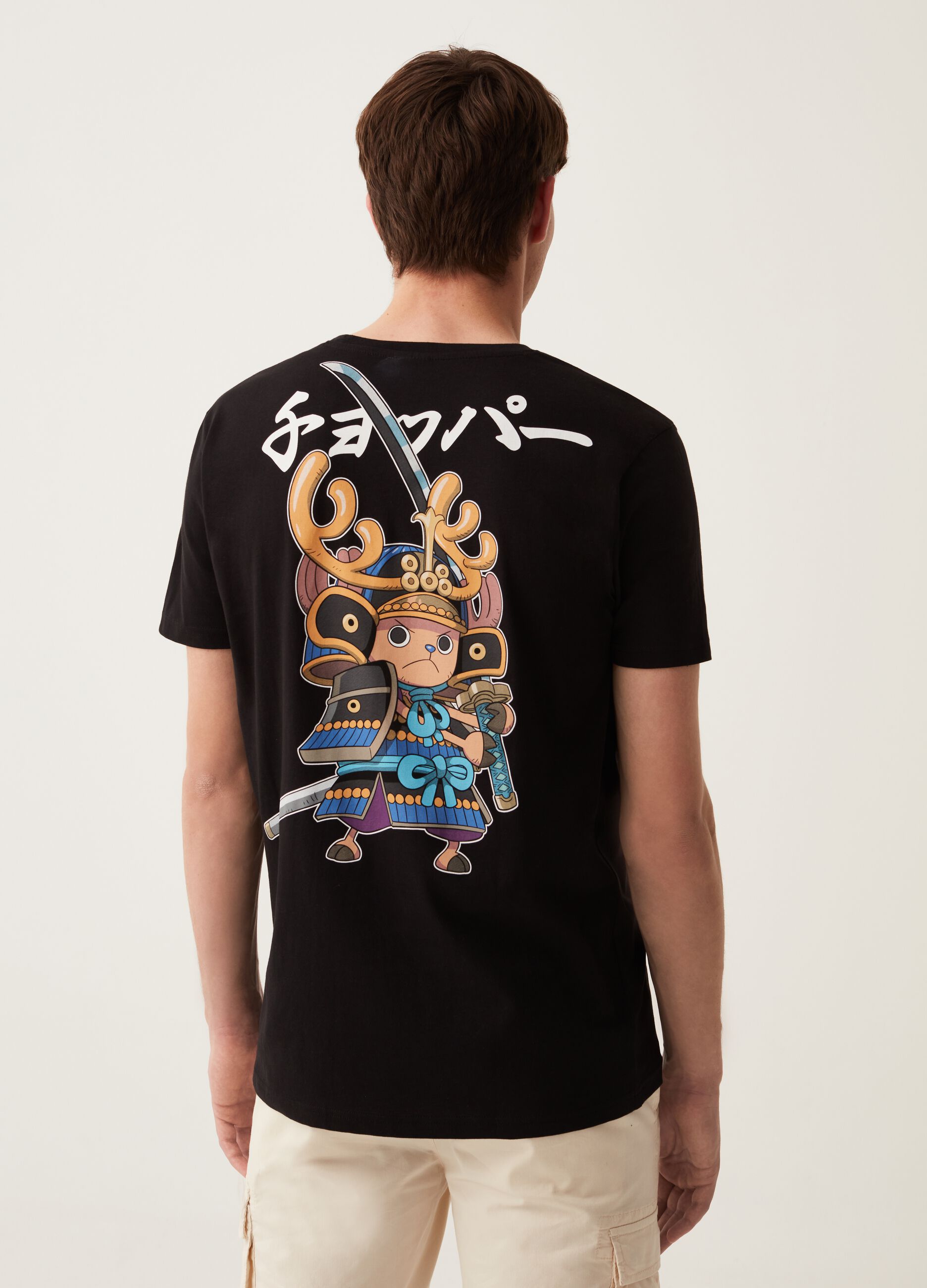 T-shirt with One Piece TonyTony Chopper print