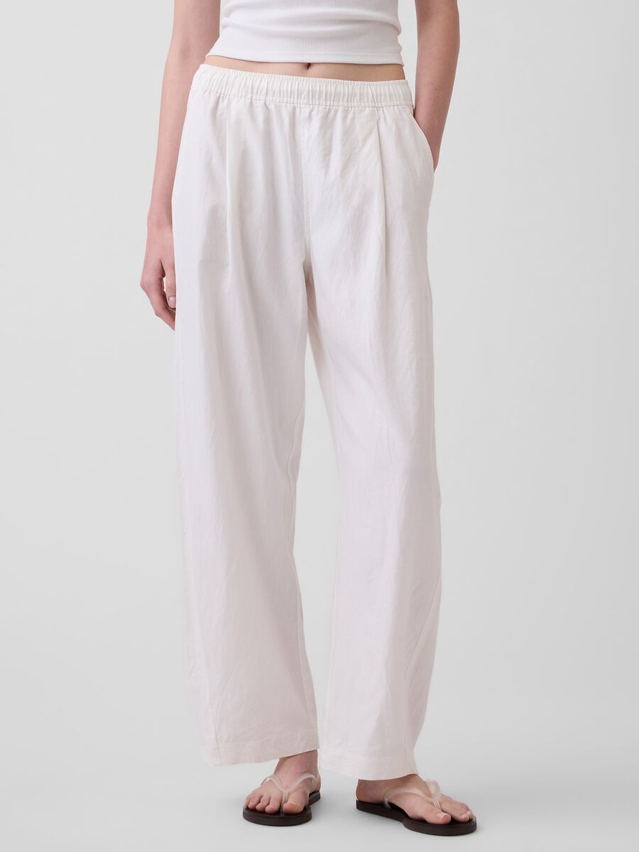 Linen-blend trousers_1