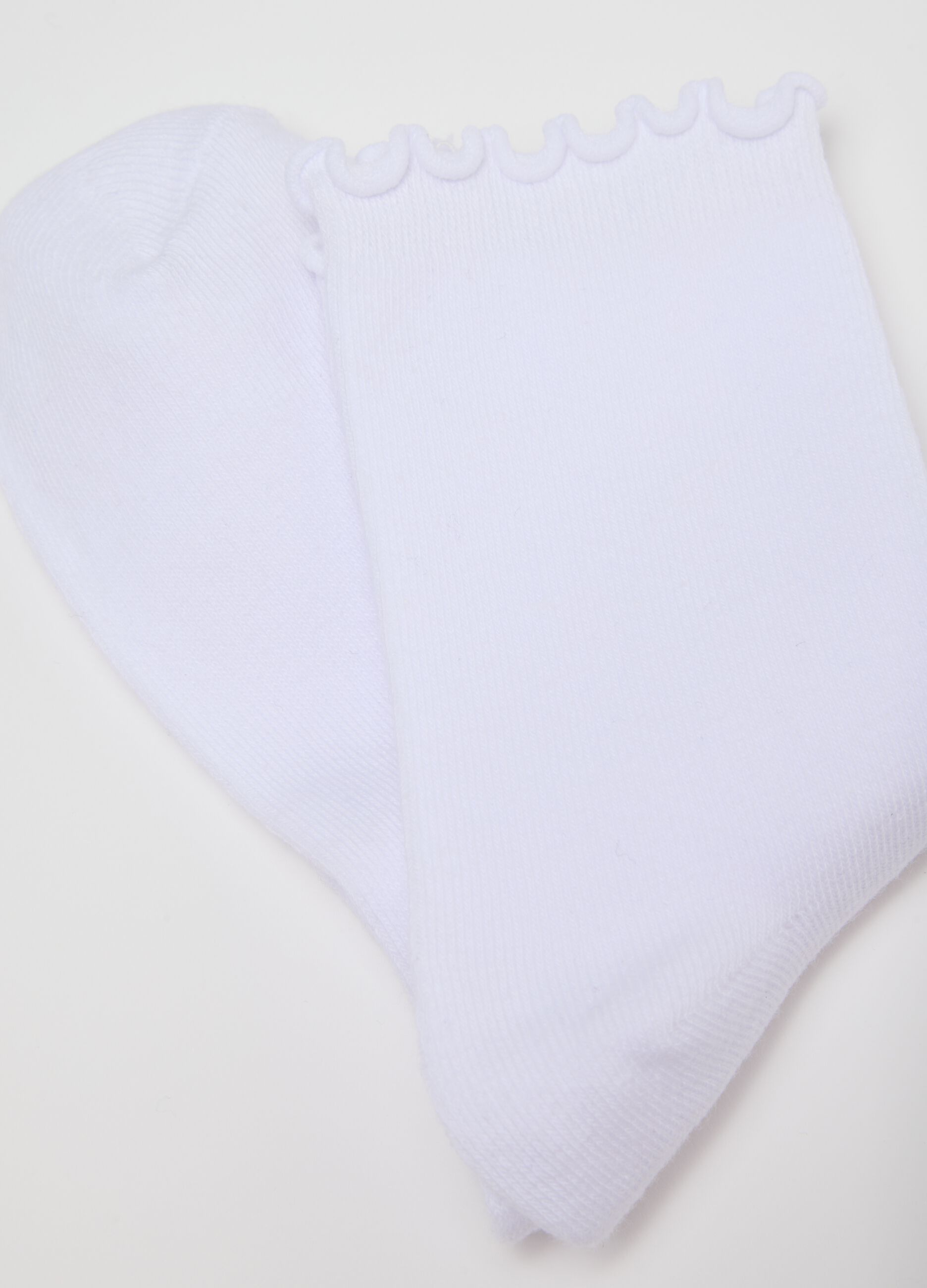 Bipack di calzini in misto cotone multicolor elasticizzati