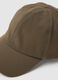 Brown cap with adjustable visor_2