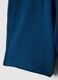Children's regular fit blue pure cotton short jogger trousers_3