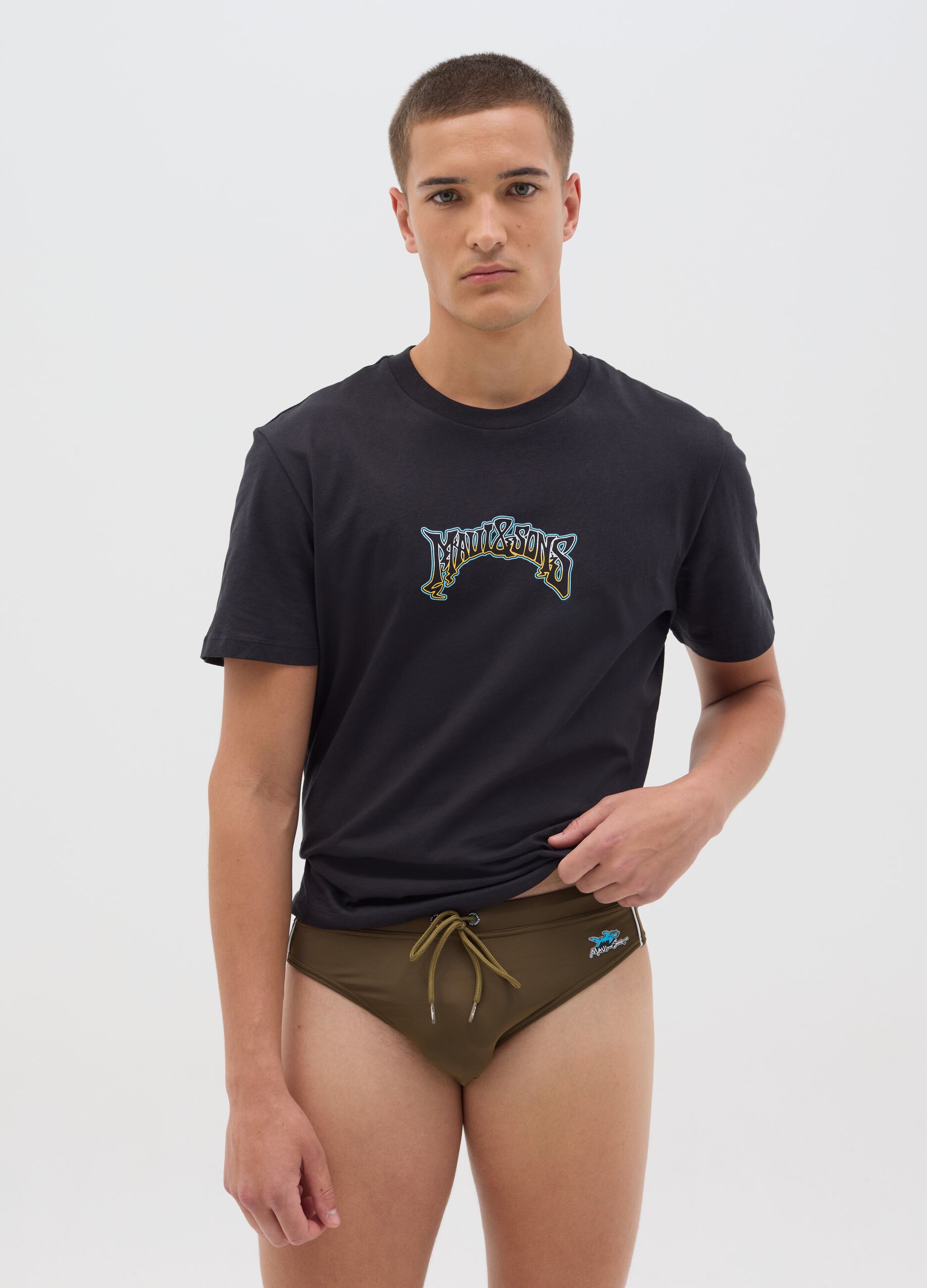 Maui Green Swim Brief