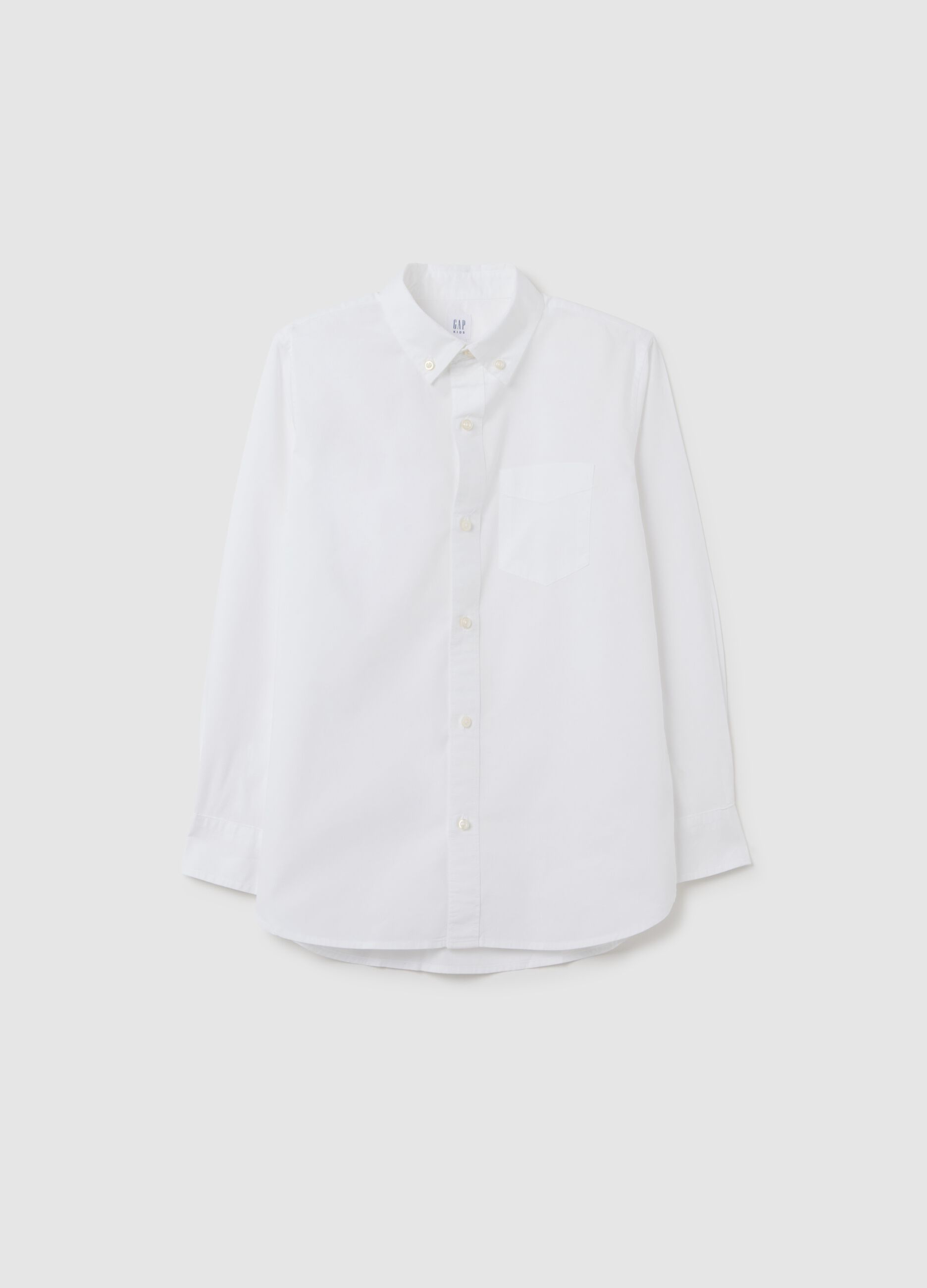 Camicia in cotone bio con tasca