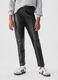 Slim-fit trousers in shiny fabric_1