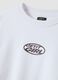 White relaxed-fit sweatshirt in pure organic cotton with ribbed collar_2