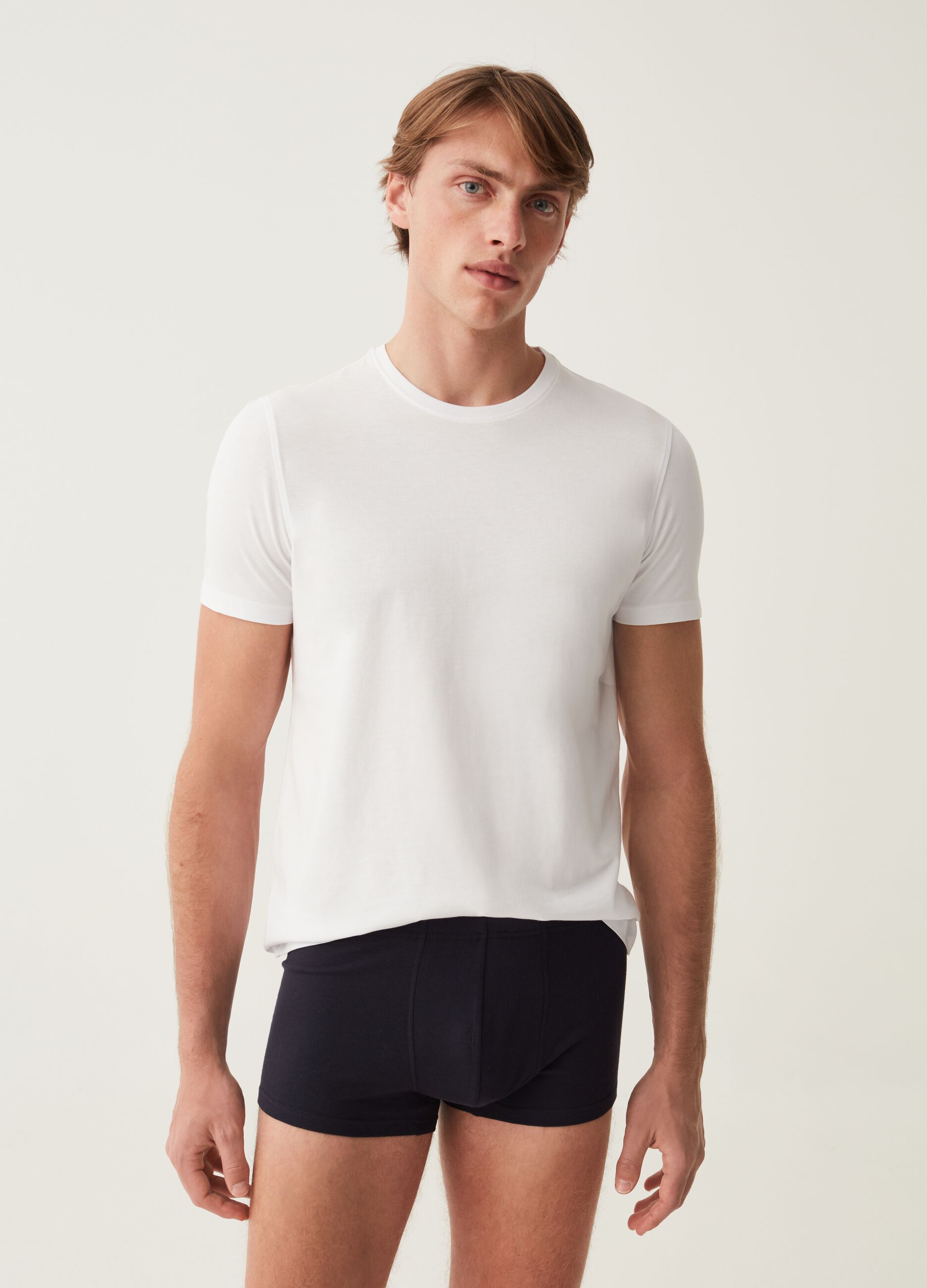 Tripack boxer in cotone bio stretch_0