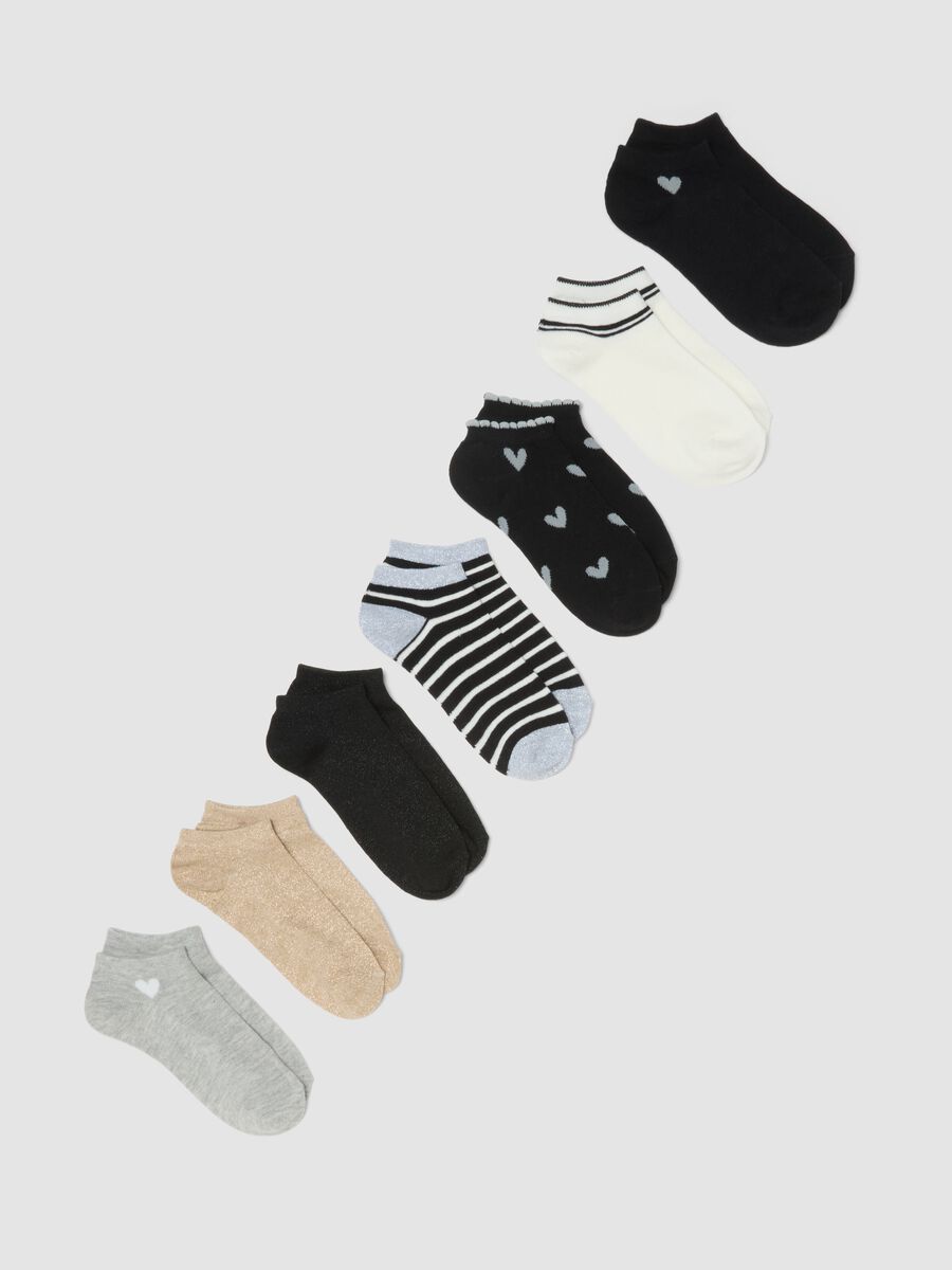 Multipack multicolour organic cotton blend socks_0