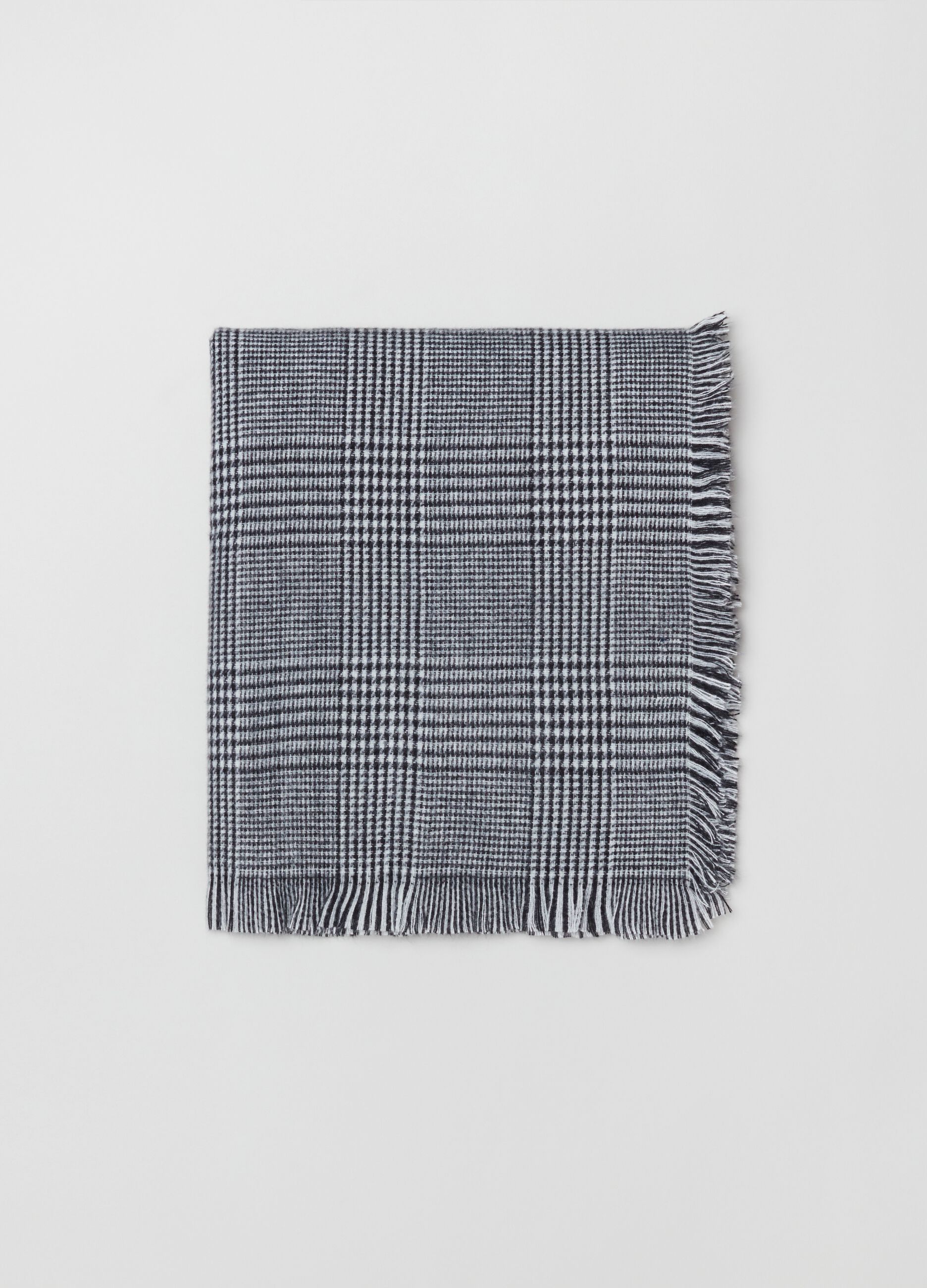 Pashmina in fantasia pied de poule_0