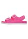 Girls' pink sandals with adjustable closure_0