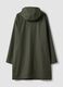 Green regular-fit raincoat with zip_6