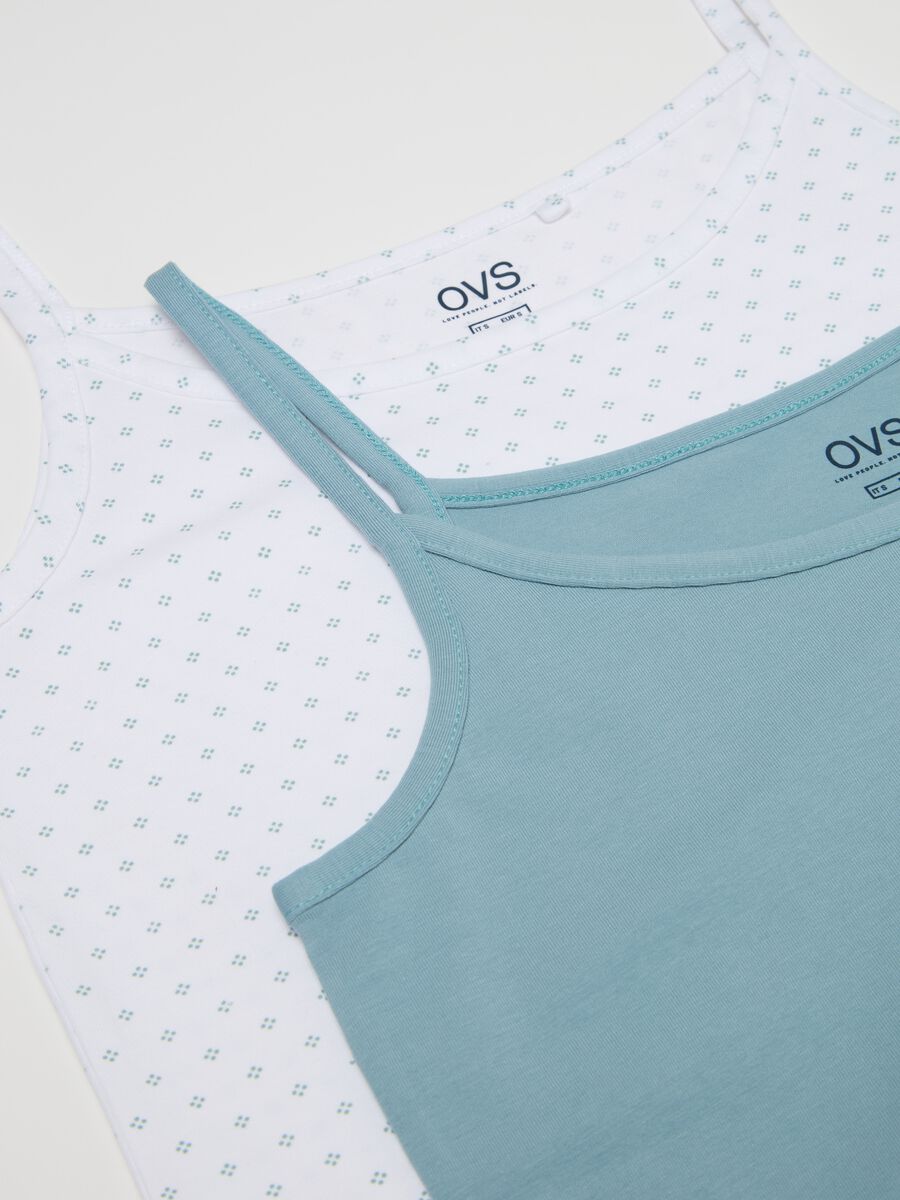 Two-pack vests in stretch cotton_5