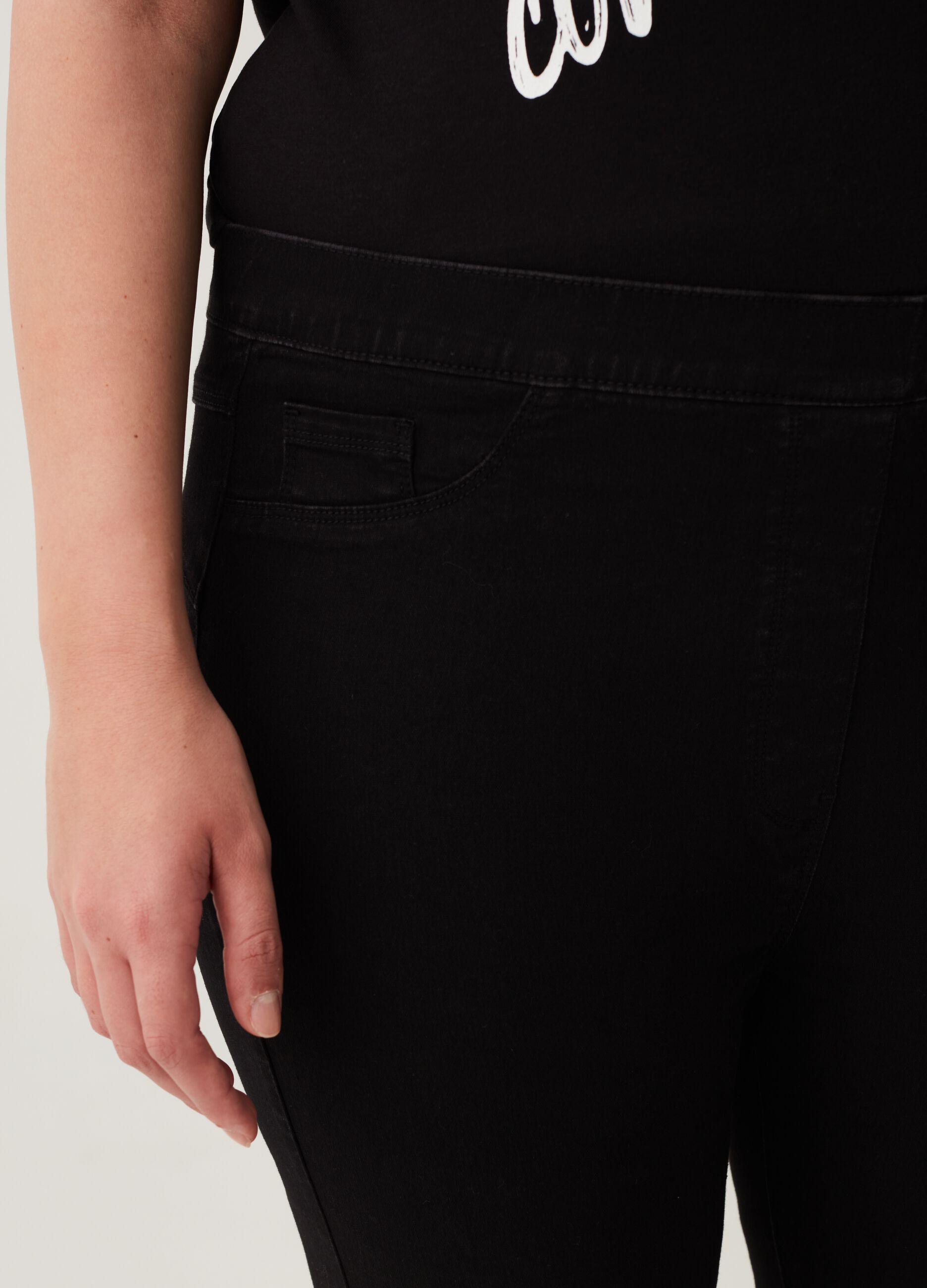 Jeggings cropped con spacchetti Curvy_3