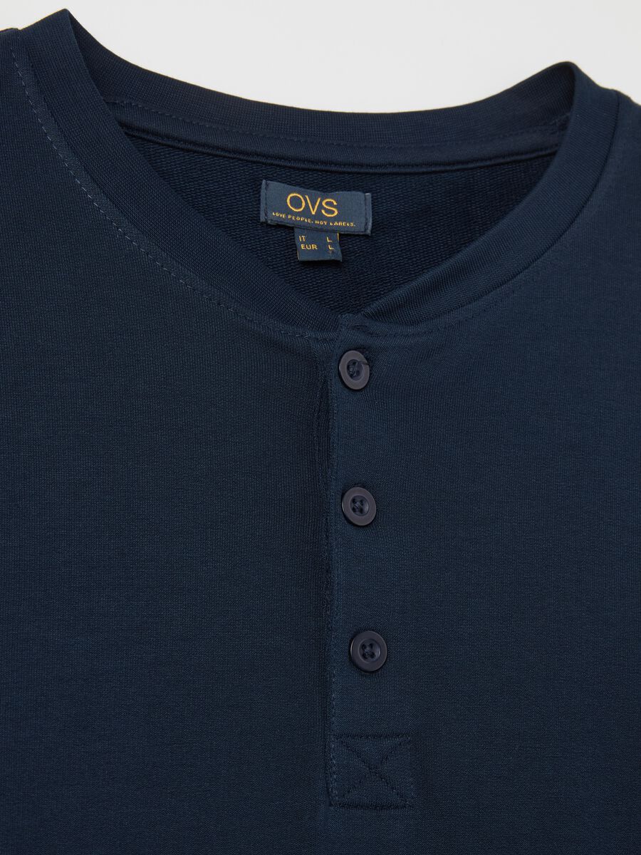 Supima cotton pyjamas with granddad neckline_5