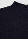 Blue mock neck jumper with fitted fit_5