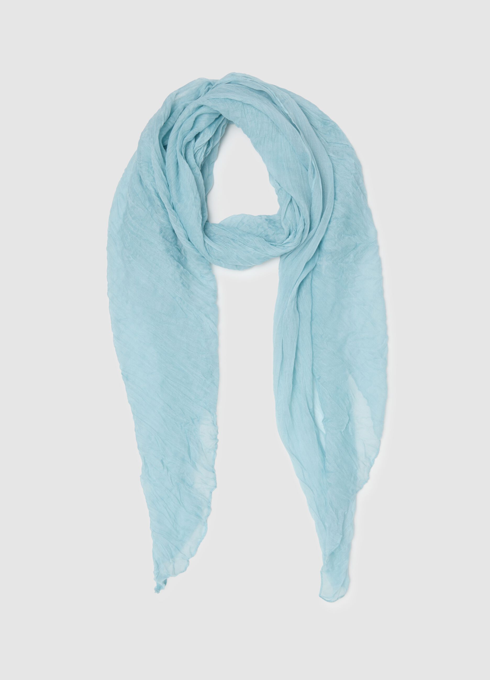 Sciarpa leggera azzurra regular fit