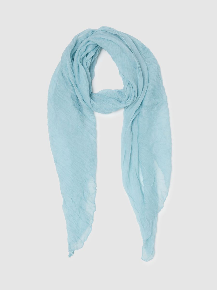 Light Blue Regular Fit Scarf_0
