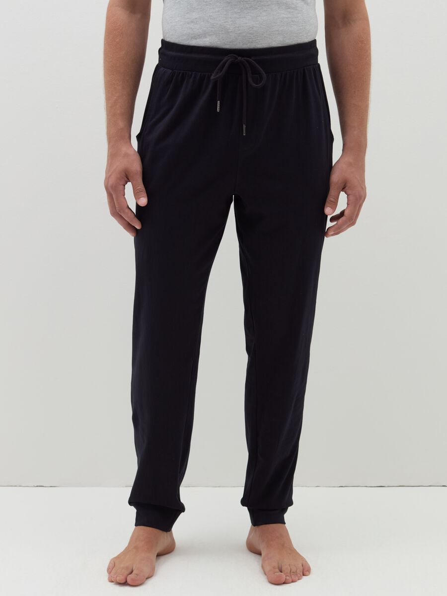Pantalone pigiama con coulisse_1