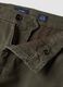 Green pure cotton carrot-fit chino trousers_1