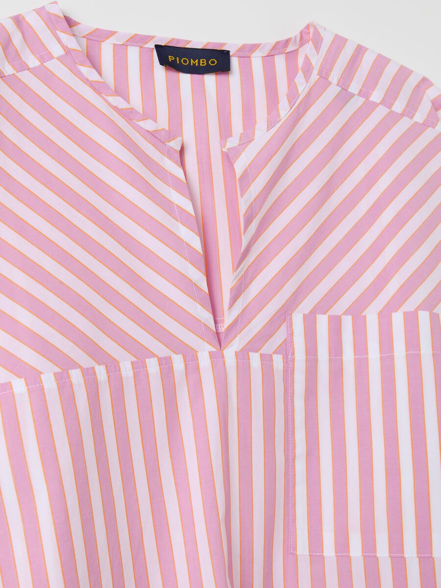 Striped blouse in poplin_5