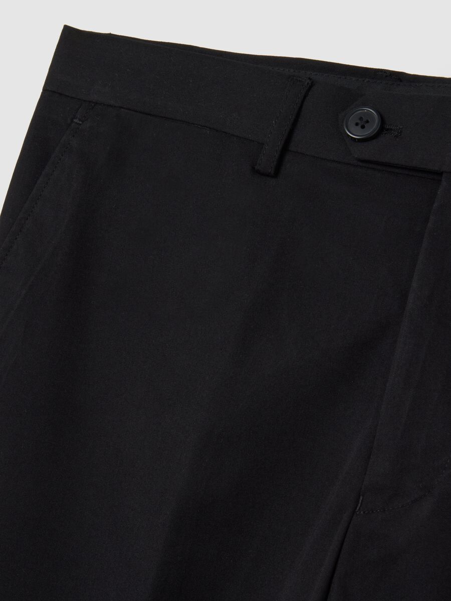 Black elegant regular fit trousers_5